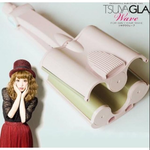 [Used like new] Tsuyagla wave ที่หนีบผมลอนมาม่า