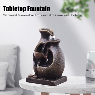 Enjoy Music Tabletop Water Fountain Interior Table Supplies for Home Office Decoration 5V