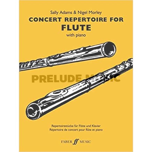 Concert Repertoire for Flute (Faber Edition: Concert Repertoire) (9780571521647)