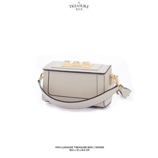 Atreasurebox - ivory mini luggage