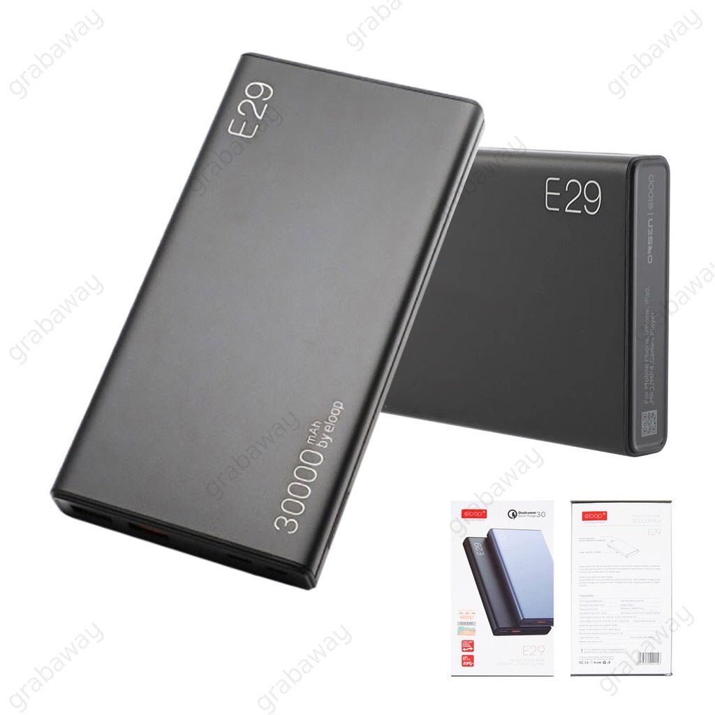 แบตสำรอง Eloop E29ความจุ30000mAh
