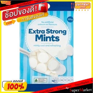 🔥ยอดฮิต!! วูลเวิร์ธเอ็กซ์ตร้าสตรองมินต์ 225 กรัม/Woolworths Extra Strong Mints 225g 💥โปรสุดพิเศษ!!!💥