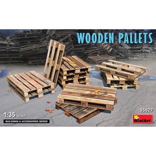 โมเดลประกอบ MiniArt 1/35 MI35627 WOODEN PALLETS