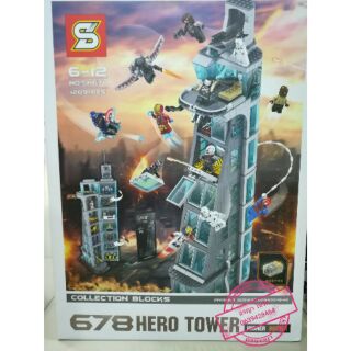 ตัวต่อเลโก้จีน SY 
ชุด Super Heroes The Avengers Hero Tower