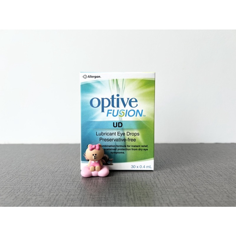 Optive Fusion UD 1 กล่อง 30 หลอด น้ำตาเทียม ไม่ผสมสารกันเสีย ของแท้ ลอต ...