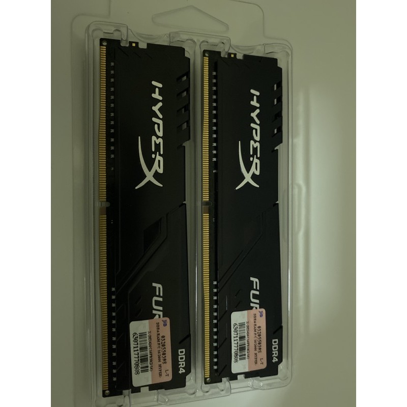 RAM DDR4(2666) 16GB (8GBX2) Kingston Hyper-X FURY (HX426C16FB3K2/16)