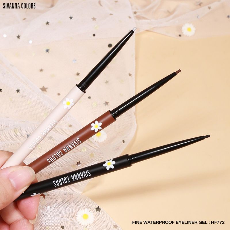 Sivanna Colors HF772 ซีเวนน่า สิวันนา วอเตอร์พรูฟ อายไลเนอร์ เจล อินไลเนอร์ Eyeliner inliner เขียนขอ