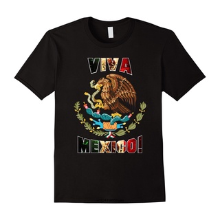 [S-5XL]เสื้อยืดแขนสั้น พิมพ์ลายธงชาติเม็กซิกัน Viva Mexico สําหรับผู้ชาย