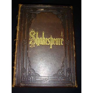 หนังสือเก่า เช็กสเปียร์ อายุเก่า 151 ปี [ SHAKESPEARE Antique Book 1871 ] หายาก !