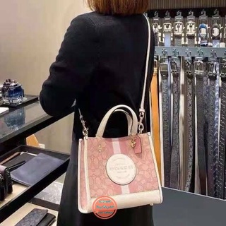 กระเป๋า OUTLET COACH DEMSEY TOTE IN SIGNATURE JACQUARD WITH COACH PAT ((C8417//C5115))