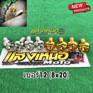 น็อตยึดสเตอร์ เวฟ/ดรีม เบอร์12 (4ตัว) สแตนเลสแท้