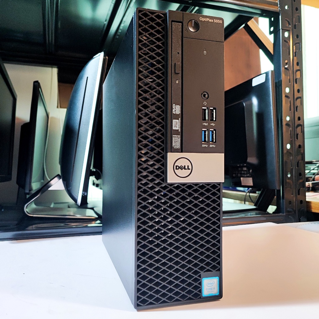 คอมพิวเตอร์มือสอง Dell Optiplex - CPU Core i5-7500@3.40GHz | SSD 128/256/512 GB | พร้อมเชื่อมต่อ WIFI 5 GHz. สภาพสวย A+ #8