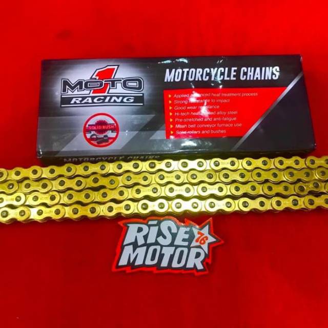 MOTO CHAIN 1 415 X 130 GOLD