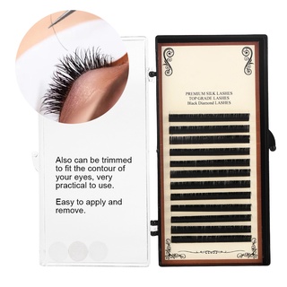 False Eyelash ขนตาปลอมขยายดวงตาแบบหนายาวธรรมชาติสําหรับแต่งหน้าเมคอัพ