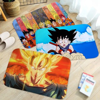 Cute Cartoon Dragon Ball Welcome Floor Mats  Door Anti-slip Mat Rugs Floor Mats