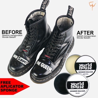 Worldhouse wonder balsam ที่ทําความสะอาดรองเท้า เข็มขัด รองเท้าหนัง สําหรับ dr martens