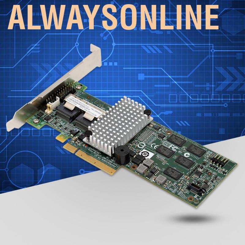 Alwaysonline [READY STOCK] การ์ดจอ IBM M5015 Megaraid 9260-8i SATA / SAS Controller RAID 6G PCIe x8 