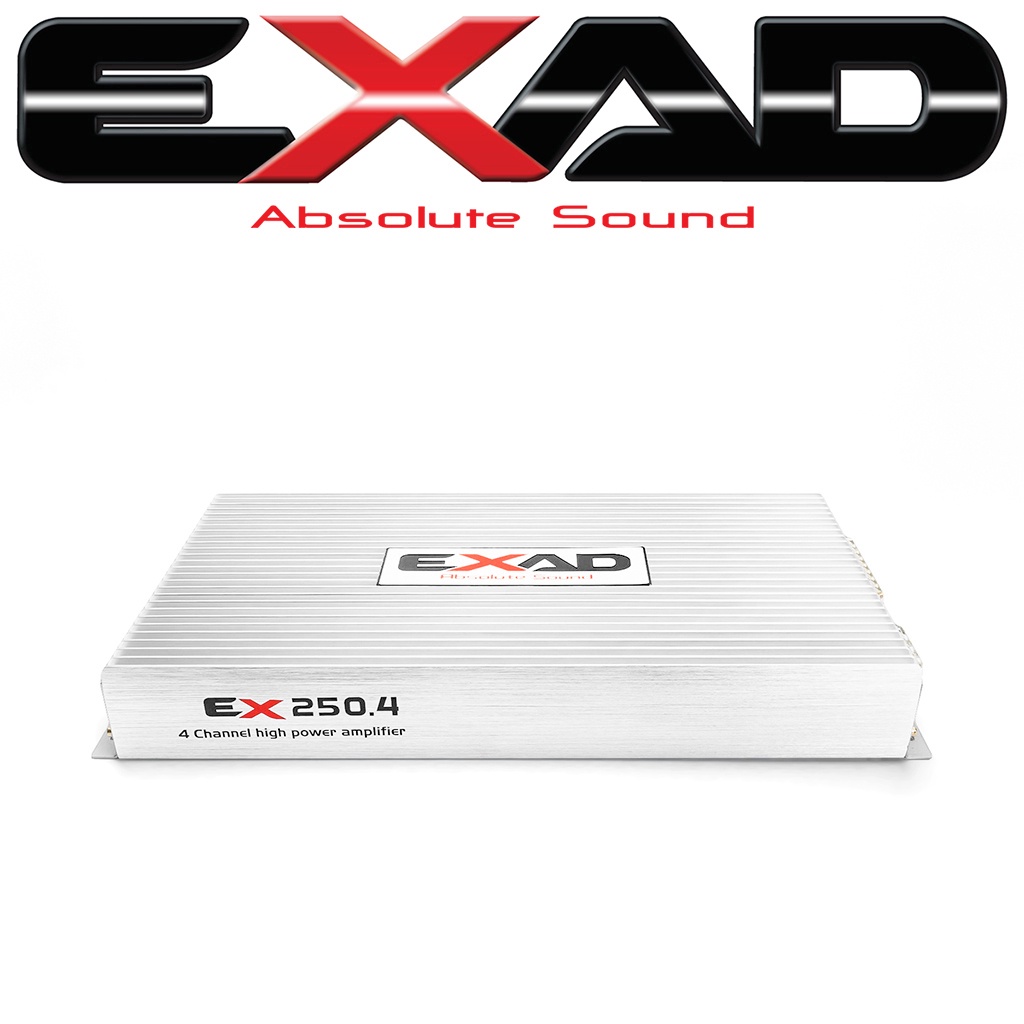 Power amplifier EXAD EX-250.4 เพาเวอร์แอมป์ (จัดส่งฟรี)