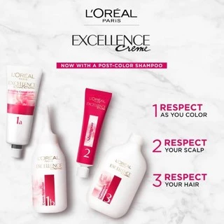 Loreal excellence cream ครีมเปลี่ยนสีผม ลอรีอัล เอ็กเซลเล้นซ์ ครีม ปิดผมขาว