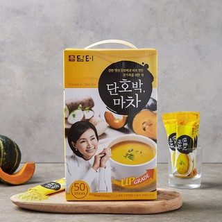 พร้อมส่ง 담터 단호박마차 ชาฟักทอง DAMTUH Instant Sweet Pumpkin and Yam Powder Tea 850g