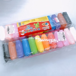 ดินเบา 12 สี พร้อมเครื่องมือ