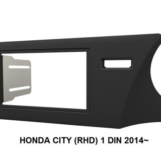 หน้ากาก HONDA CITY 2014-2019 สำหรับเปลียนวิทยุ 2DIN7"ขนาดกว้าง18cm.(สีดำเงา)