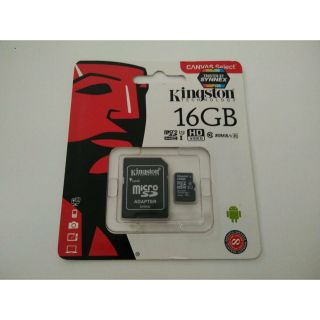 เมมโมรี่การ์ด Micro SD 16GB Kingston (แท้)