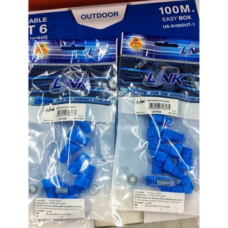 อุปกรณ์ระบบเน็ตเวริ์ค บู๊ดแลนด์หรือปลอกหัวแลนด์LinkUS-6004 1ถุงมี10ชิ้น