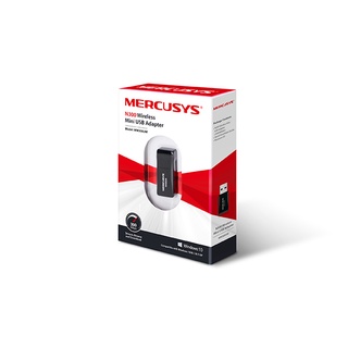 อุปกรณ์รับสัญญาณไวไฟ Mercusys MW300UM N300 Wireless Mini USB Adapter รับประกัน1ปี