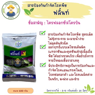 ฟลิ้นท์® (Flint®) ไตรฟลอกซีสโตรบิน 100 กรัม (trifloxystrobin)