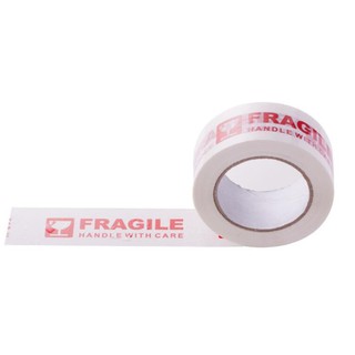 เทปกาว 2 นิ้ว ระวังแตก Fragile Tape ขนาด 100 หลาเต็ม