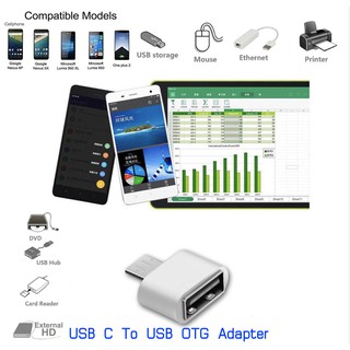 ใหม่ USB 3.0 Type-C OTG ประเภท C USB-C OTG Converter สำหรับ Xiaomi Mi5 Mi6 Huawei Samsung แป้นพิมพ์เมาส์ USB