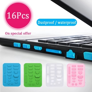 [ 16 ชิ้น / ชุด Usb ซิลิโคนกันฝุ่นสําหรับแล็ปท็อปคอมพิวเตอร์