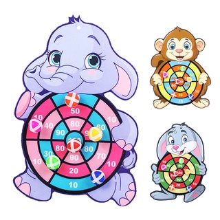 ชุดของเล่นกระดานลูกดอก ลายการ์ตูนสัตว์ เพื่อการเรียนรู้ สําหรับเด็ก