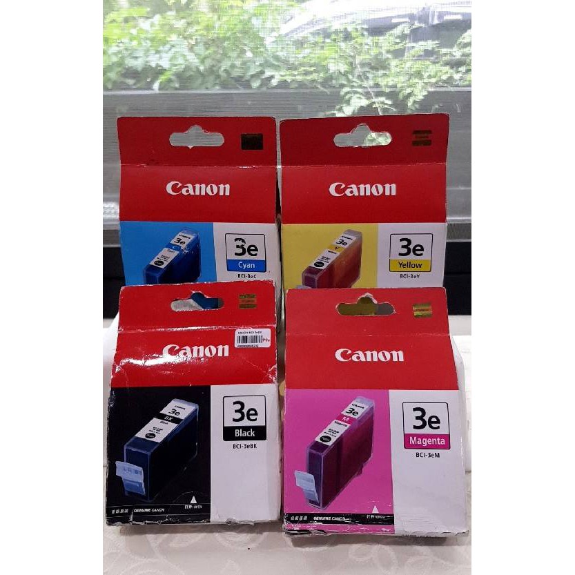 Original Canon BCI-3E Bk,C,M,Y หมึกแท้  i550/i560/i850/i865/S530D/S520/MP730/MP700/MP760/iP3000/iP40