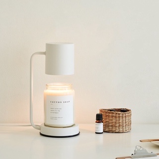 โคมไฟเทียนหอม candle warmer หรี่แสงได้ขนาดเล็ก โคมไฟเทียนอ โคมไฟละลายเทียนหอม เทียนหอม สีดำ โรมาปลั๊กอินโคมไ