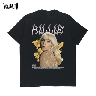 เสื้อยืด พิมพ์ลาย Volleg VINTAGE TEE BILLIE EILISH สําหรับผู้ชาย | เสื้อยืด สําหรับผู้ชาย | เสื้อยืด สําหรับผู้หญิง |ขนา