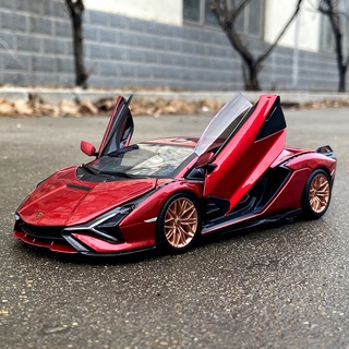 โมเดลรถยนต์ โมเดลรถเหล็ก พร้อมส่งจาก กทม โมเดลรถเหล็ก Lamborghini Sian FKP 37