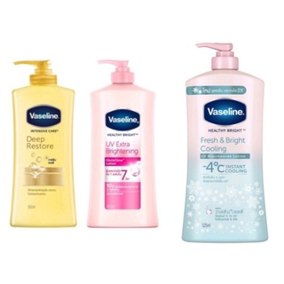 Vaseline โลชั่นบำรุงผิววาสลีน ครีมบำรุงผิว ขนาด 350 /370 /380/570 ml.