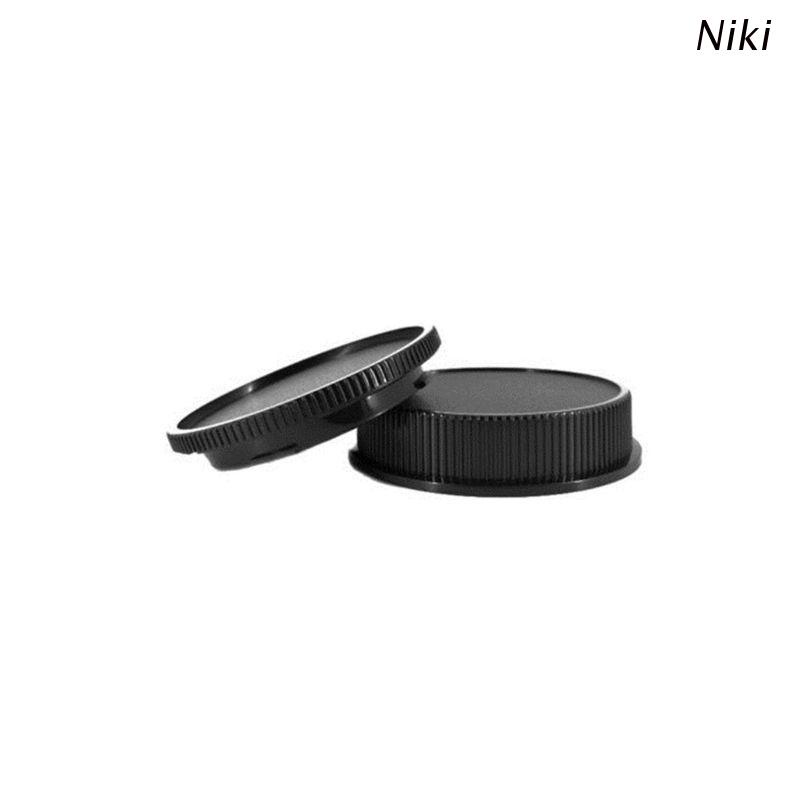 Niki Camera Front Body Cap + Lens Rear Cover For Leica T TL TL2 CL SL SL2 Panasonic S1 S1R Sigma FP L Lenses replace 14025 14028