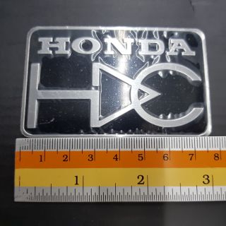 Plate Honda อลูมิเนียม 8x5cm