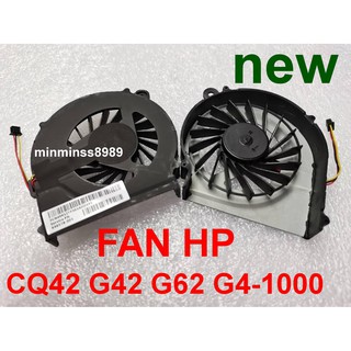 พัดลมโน็ตบุ๊ค พัดลมระบายความร้อน CPU FAN HP CQ42 G4-1000 G42 G62 Series (สายไฟ 3 เส้น)