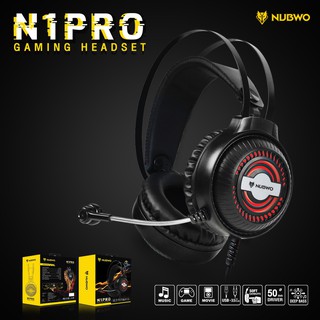 หูฟังเกมมิ่ง NUBWO N1Pro มีไฟ7สี ระบบเสียงสเตอริโอ