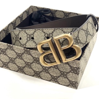 ถูกที่สุด ของแท้ 100% Balenciaga X Gucci belt 3 cm.