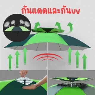 ร่มตกปลา (ชิงหลิว) กันแสง UV กันแดดกันฝน ปรับได้360องศา ร่ม ระบายอากาศได้ *สินค้าพร้อมส่ง*