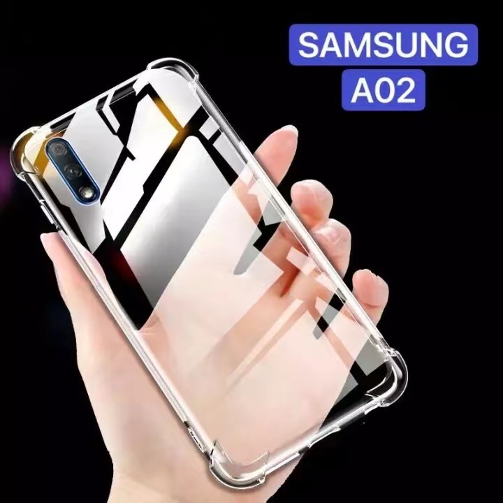 08 [ เคสใสพร้อมส่ง ] Case Samsung galaxy A02 เคสโทรศัพท์ ซัมซุง ใส กันกระแทก ส่งจากไทย