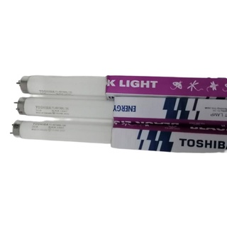 หลอดแบล็คไลท์ หลอดนีออน หลอดไฟยาว โตชิบา (Toshiba) 36w หลอดไฟจับแมลง (แสงสีน้ำทะเล)/ 1หลอด