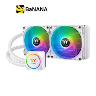 Thermaltake CPU Liquid Cooler AIO TH240 ARGB Sync White ชุดระบายความร้อนซีพียู by Banana IT