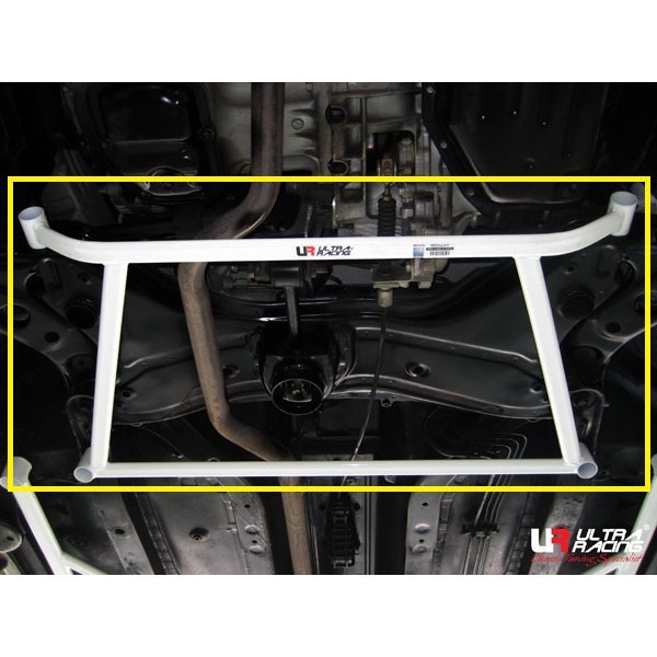Perodua Myvi M300 M600 2005 2011 1.3 ด้านหน้า Lower Bar 4 จุด Ultra Racing รถความปลอดภัย LA4-143