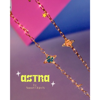 Sunset Objects | สายคล้องแว่นตา สายคล้องแมส Astra Chains ชุบทอง 18k